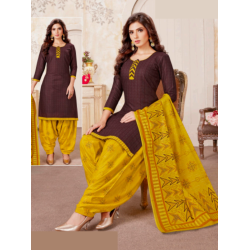Cotton Salwar Kameez Grand Patiala Salwar Suit Set Extra Large