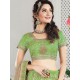 Art Silk Green color Embroidered Lehenga Choli Readymade