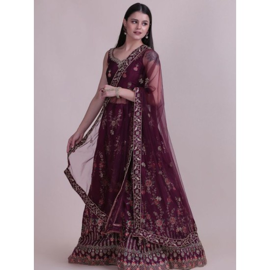 Beautiful Tapeta Silk Embroidery Lehenga Choli Readymade