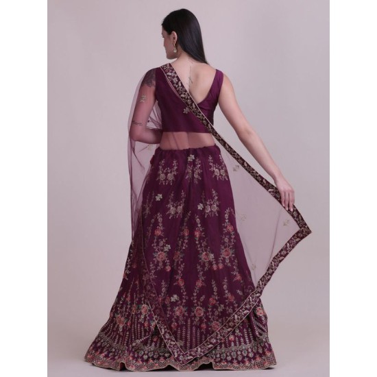 Beautiful Tapeta Silk Embroidery Lehenga Choli Readymade