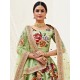 Digital Print Sequins Embroidery Designer Lehenga Choli Readymade