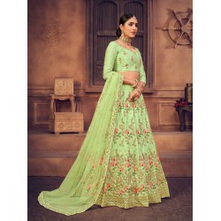 Latest Art Silk Designer Embroidery Lehenga Choli Readymade