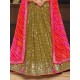 Golden Palm Georgette Designer Lehenga Choli Readymade