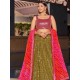 Golden Palm Georgette Designer Lehenga Choli Readymade