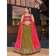 Golden Palm Georgette Designer Lehenga Choli Readymade