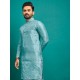 Soft Silk Star Embroidery Men's Kurta