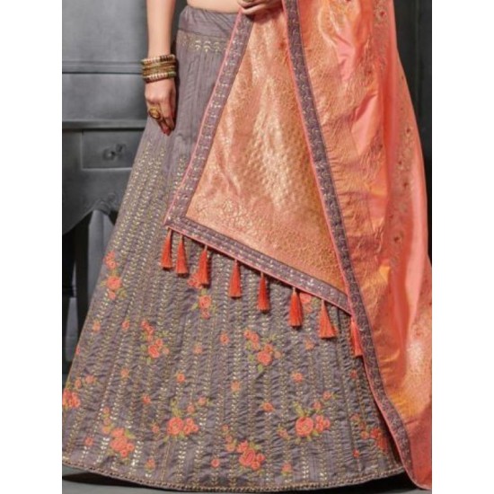 Latest Art Silk Designer Lehenga Choli Readymade