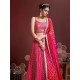 Pink Chinon Latest Embroidered Designer Lehenga Choli