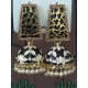 Traditional HandCraft Stone Work Jhumka Meena Kari Earring