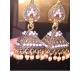 Traditional Gold and Black Colors beads Jhumka Earrings