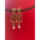 Pearl Hangings Gold Plated Handmade Traditional Earring