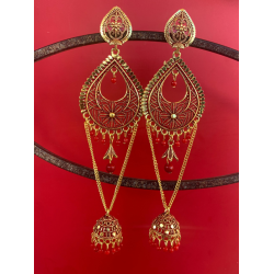 Latest Stylish Fancy Long Wedding Bridal Earring