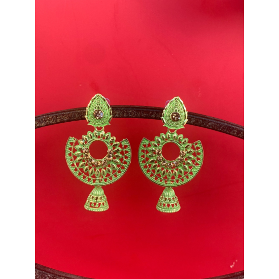 Flower Shape Studs Light weight Jhumka Earrings