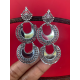 Fashion Silver Color Mirror Designer Earrings