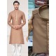 Heavy Silk Heavy Embroidery Work Men's Kurta with Pajama Set