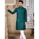 Soft Cotton Mirror Work Men's Kurta