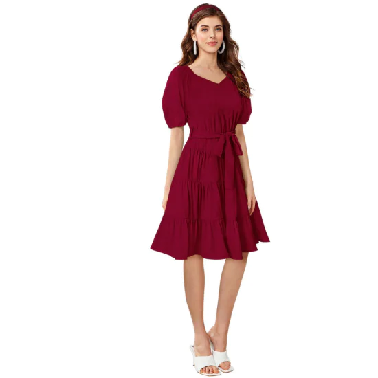 Buy online Women's Fit & Flare Maxi Dress from western wear for Women by  Sheetal Associates for ₹429 at 79% off | 2024 Limeroad.com