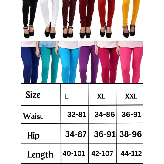 Cotton Leggings - L,XL,XXL,3XL Sizes